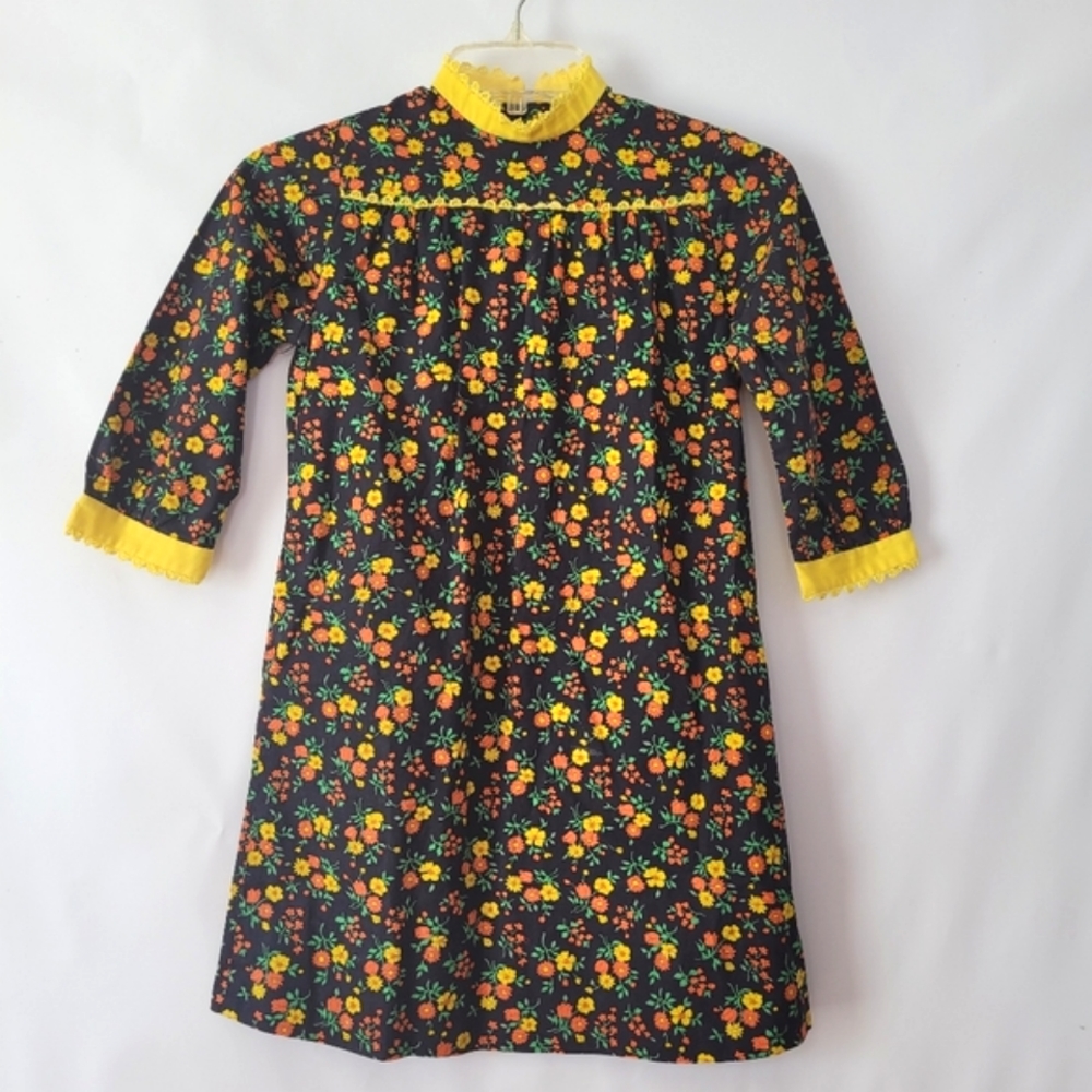 Rare Vintage Kate Greenway Floral Dress Children's size 10